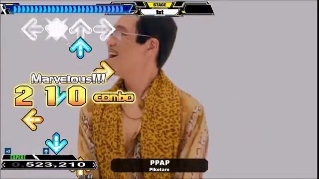 Let's Play DDR! Pikotaro - PPAP (Pen-Pineapple-Apple-Pen) (EXPERT) смотреть онлайн