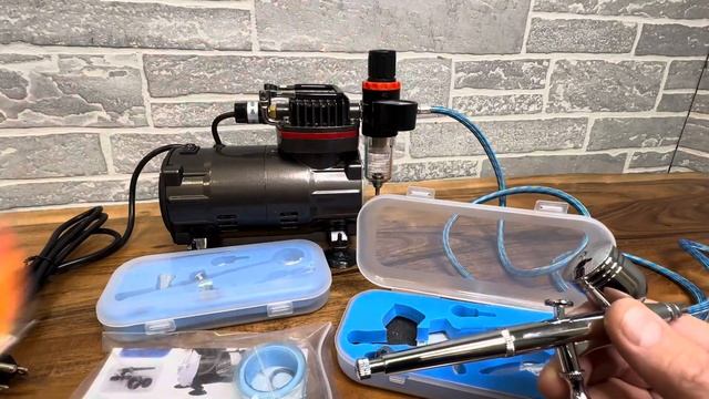 VIVOHOME Airbrush Kit with 1 5 HP Professional Air Compressor Review смотреть онлайн