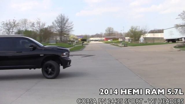CORSA Exhaust 2014 RAM 5.7L смотреть онлайн