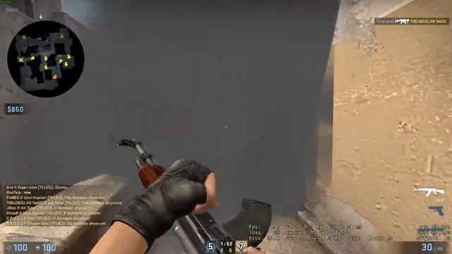 Türknet 100 Mbps CS:GO Ping Test Normal sunucu ve Topluluk sunucusu смотреть онлайн