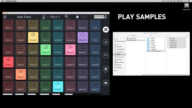 Remixlive Mac/PC tutorial: import samples смотреть онлайн