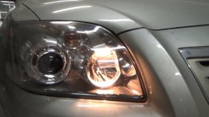 Улучшаем свет TOYOTA AVENSIS t25 в рамках закона