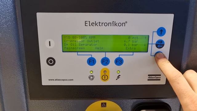 used Atlas Copco GA110VSDFF ref.009069 oil-injected air compressor from www.dupcompressors.com смотреть онлайн