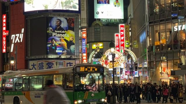 SHIBUYA, TOKYO, JAPAN with iPhone XS and Dji Osmo Mobile 2 смотреть онлайн