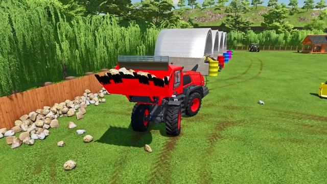 TRANSPORTING AUDI R8 & 4x4 JEEP CARS WITH TESLA TRUCK - Farming Simulator 22 смотреть онлайн