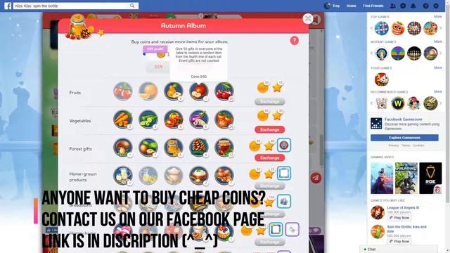 Kiss Kiss: Spin The Bottle | Automn Album | Exchange Album For Coins | Part 2 | смотреть онлайн