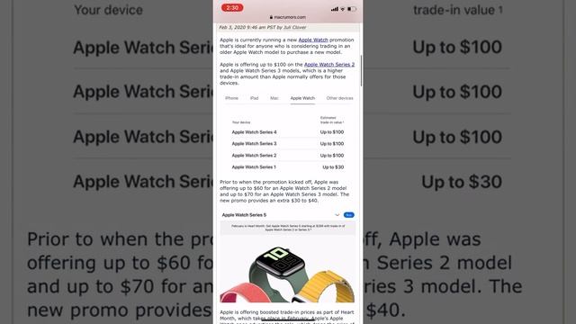 Apple Watch Trade in Deals смотреть онлайн