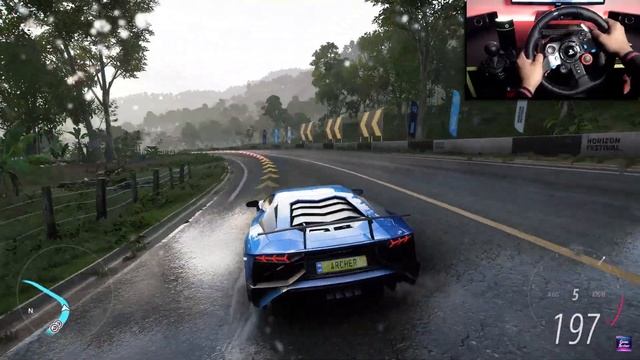 EASY WIN Lamborghini Aventador Superveloce RACE Forza Horizon 5 | Logitech G29 Steering Wheel смотреть онлайн
