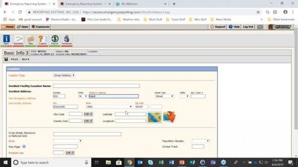 2019-4 Virtual Thursday: "Incident Reports"