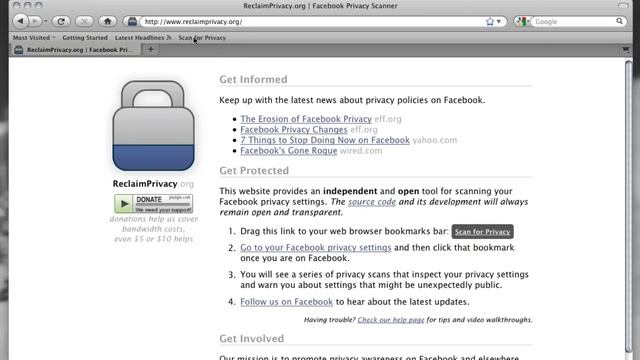 Facebook Privacy Scanner for Firefox on Mac смотреть онлайн