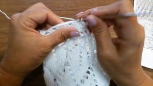 Блузка"Листопад"с кокеткой крючком.Часть2.МК.Blouse Listopad yoke crochet.Part2.MK