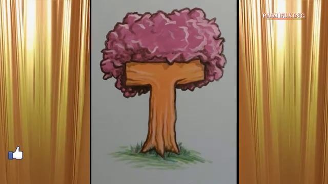 A For Apple -primary alimentary school wall ABC Alphabet WALL PAINTING ART KID FUN смотреть онлайн