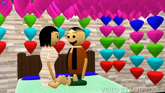 SUHAAG RAAT | First Night Comedy | MJO TOOLS | PAHELI SUHAGRAAT | Comedy Video | Funny Cartoon Vide