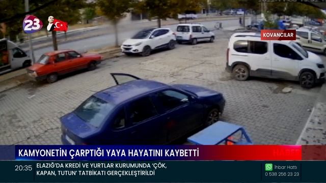 KOVANCILAR İLÇESİNDE KAMYONETİN ÇARPTIĞI YAYA HAYATINI KAYBETTİ смотреть онлайн