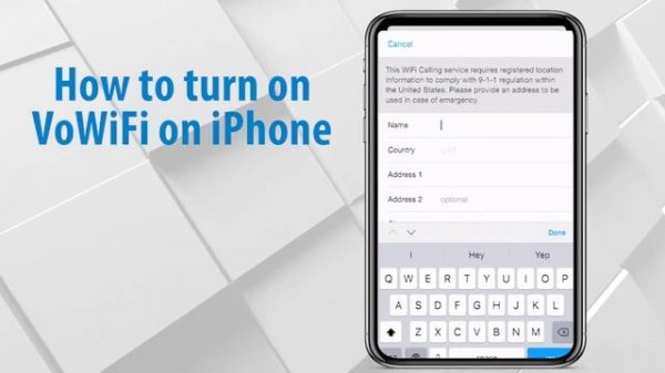 VoWiFi Tutorial iPhone