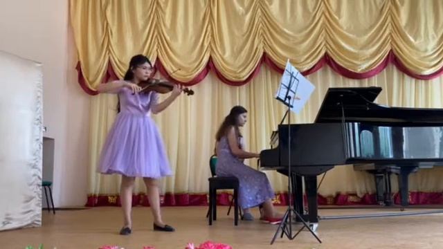 Amanda Maier Соната(h-moll) для скрипки и фортепиано. Салаева Анжелика;Рыскулова Нурай г.Караганда смотреть онлайн
