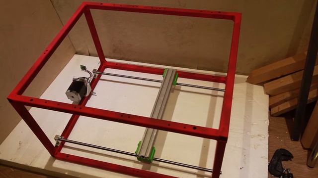 Шпиндельный ЧПУ своими руками. Модернизация. Стальная рама. смотреть онлайн