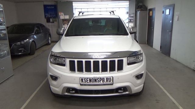 Jeep Grand Cherokee WK2 -ремонт фар . Замена би ксенона на BI-LED I.LENS MX смотреть онлайн