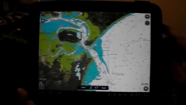 Navionics on HP Touchpad (Android ICS 4.0.4) смотреть онлайн