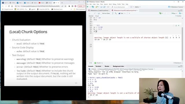 R Markdown Tutorial: R Code And Chunk Options #rmarkdown  #rstudio