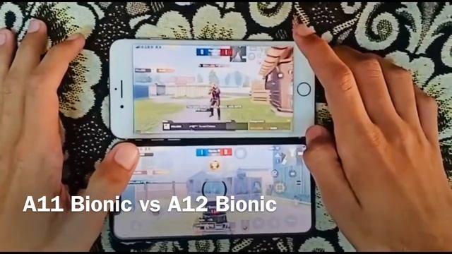 iPhone 8 plus vs iPhone Xs max comparison speed test pubg moblie смотреть онлайн