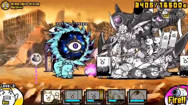 [The Battle Cats] black hole rising hard +++ смотреть онлайн