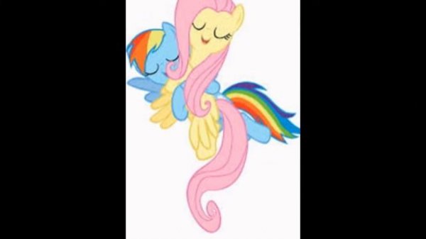 mlp fluttershy x rainbow dash or rainbow dash x applejack