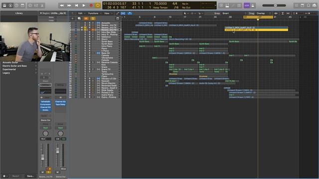 Ambient Music Production - Live Recording and Mixing Music in Logic Pro X - Unheard Stream 10 смотреть онлайн