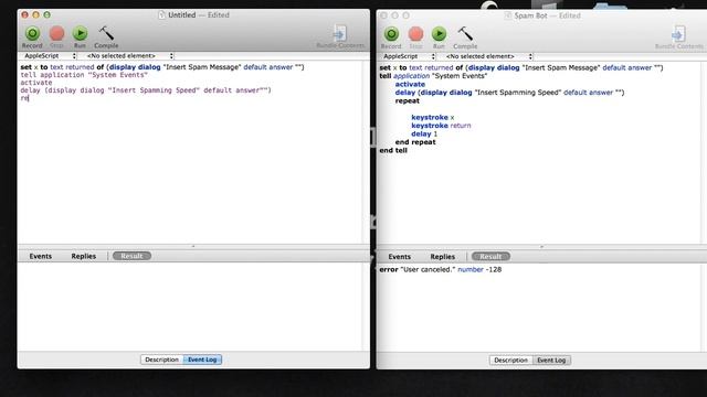 How to Make a Spam Bot - Mac - Apple Scripts смотреть онлайн