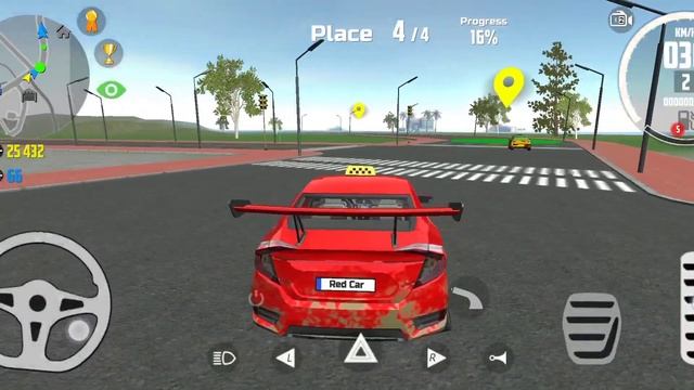 Red Car 🚨 Gas Station ⛽ Super wow 230-km/h 🔥 Gameplay #simulator #redcar смотреть онлайн