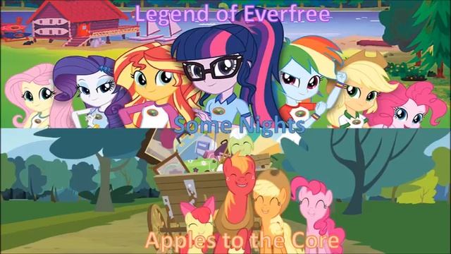 MLP Mashup (Legend of Everfree/Some Nights/Apples to the Core) смотреть онлайн