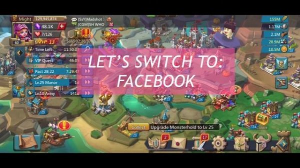 Lords Mobile - Switching Accounts