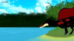 Spinosaurus life | Dinosaurs cartoons - GreenSpino