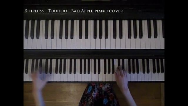 Touhou - Bad Apple!! [piano cover by Shipluss] смотреть онлайн