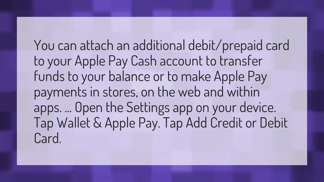 Can you add prepaid cards to Apple pay? смотреть онлайн