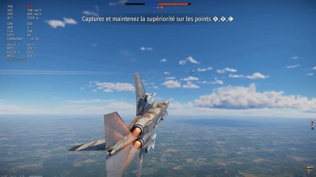 CHASSEUR FRANCAIS JAGUAR E - UN BI PLACES D'ATTAQUE AU SOL - WAR THUNDER смотреть онлайн