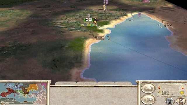 Рим Тотал Вар. Селевкиды. Финал ( захват Парфян и Египтян) #9 смотреть онлайн