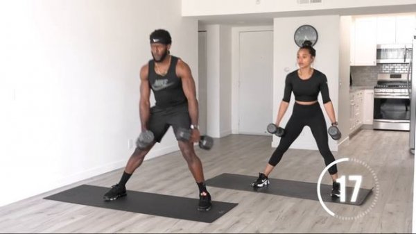 15 Minute Lower Body Dumbbell Workout (For All Fitness Levels)