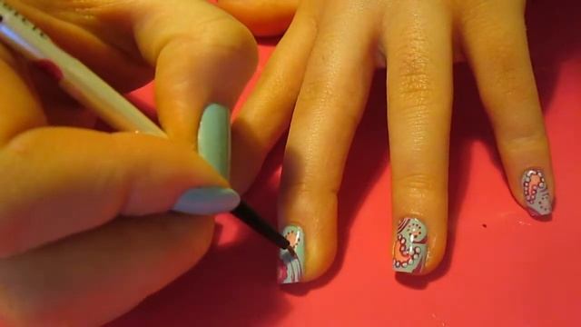 Paisley Inspired - Nail Art | iBeautyBoutique смотреть онлайн