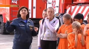 Экскурсия  детей в пожарную часть