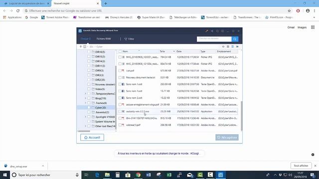 Récuperer des données effacés FR TEST, Easeus data recovery wizard free смотреть онлайн