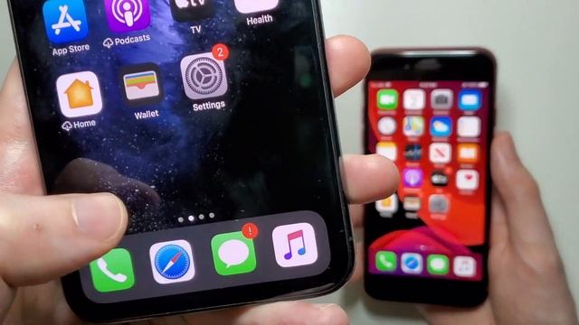 iOS 13 How to Bring Screen Down - Reachability (iPhone 11, SE, etc) смотреть онлайн