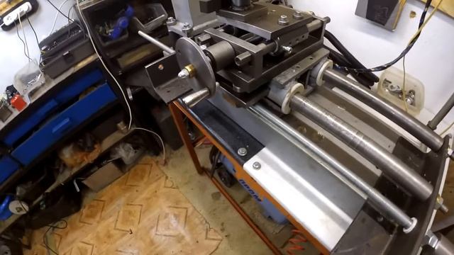 Продольная подача самодельного токарного станка смотреть онлайн