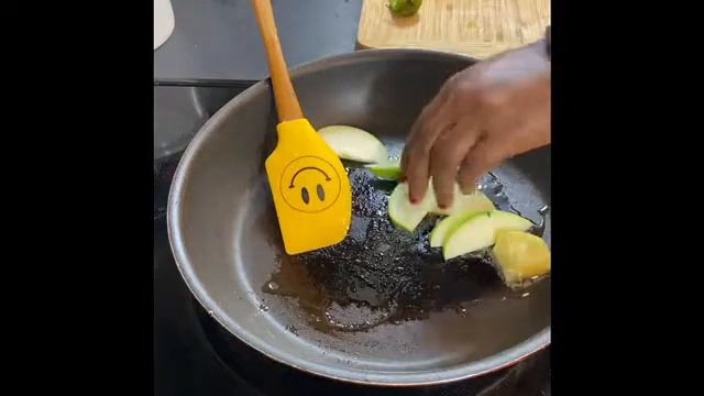 Juicy Air-Fried Pork Chop w/Apples - Delicious! смотреть онлайн