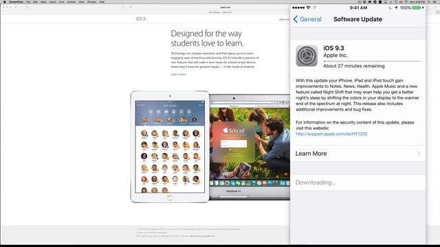 How to Update iPhone to iOS 9.3 - iPhone 6S iPhone 6 iPhone 5S iPhone 5 iPhone 4S iPhone 6 plus смотреть онлайн