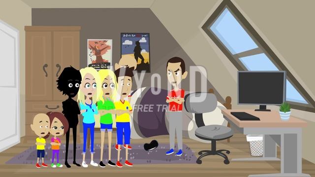 Classic Caillou Destroys Michaels Apple Vision ProGrounded