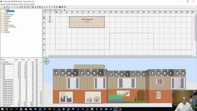 9 como agregar modelos a Sweet Home 3D смотреть онлайн