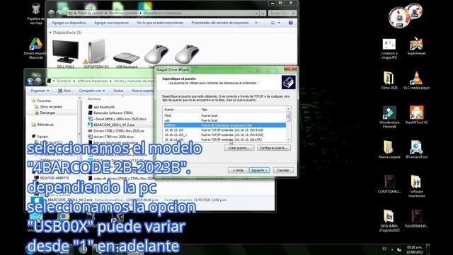 Impresoras ST60B Y ST60U Zero World Plástico Instalación Driver Etiqueta