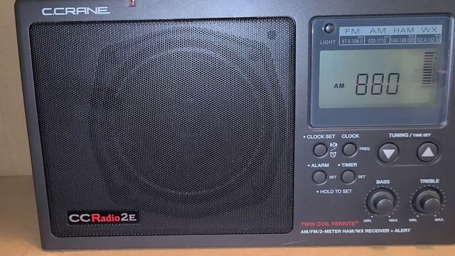 WCBS 880 kHz Mediumwave C Crane CCRadio2E VS XHDATA D808 VS Tecsun PL-330 test смотреть онлайн