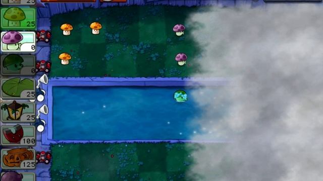 Plants vs. Zombies [iPhone] [Version 1.9.7] [Festive Mode] Fog Gameplay смотреть онлайн